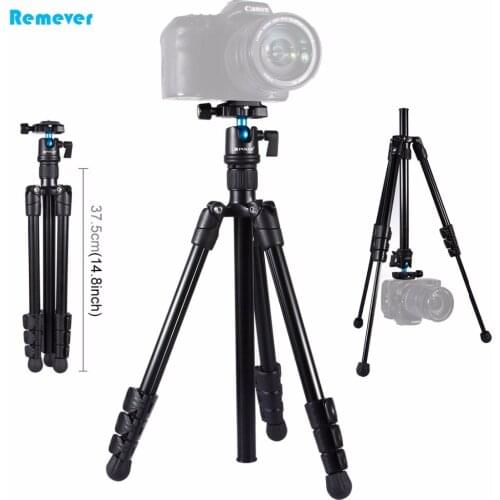 Professional Aluminum Travel Tripod with Ball Head Stabilizer Fill Light for Digital SLR NIKON CANON Camera iPhone Smartphones