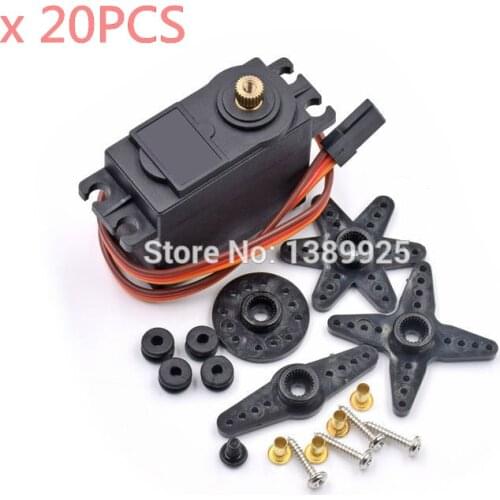 20PCS/LOT MG996R MG996 Metal Gear RC Servo High Speed & Torque RC CAR 1/8