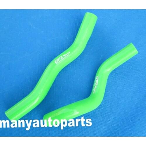 SILICONE RADIATOR HOSE for KAWASAKI KFX450 KFX 450 2008-2014 09 10 11 12 13 14 GREEN