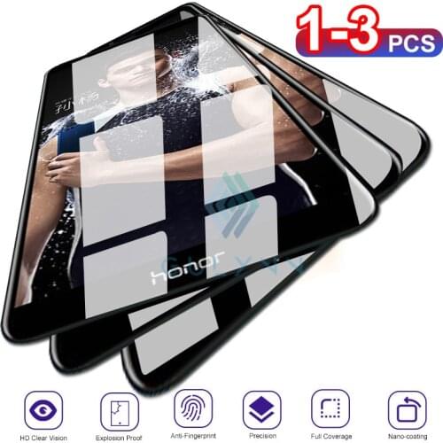 1-3 Pcs Full Protective Glass For Huawei Honor 8X 8S 8A 9X 10 20 30 Lite Pro 20S Tempered Glass on Nova 5 5i 5T 6 7 SE Protector