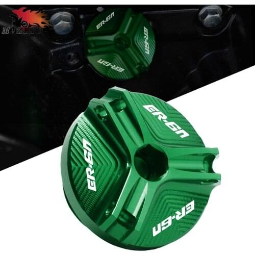 Green For KAWASAKI ER6N ER-6N 2006-2017 2007 2008 Motorcycle CNC Aluminum M20*2.5 Engine Oil Filler Cover Plug Cap Screw cover