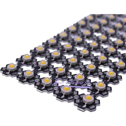 1W 3W High Power LED 590nm Yellow 2-2.2V Led Emitter only led or 20mm Star PCB 10-1000PCS