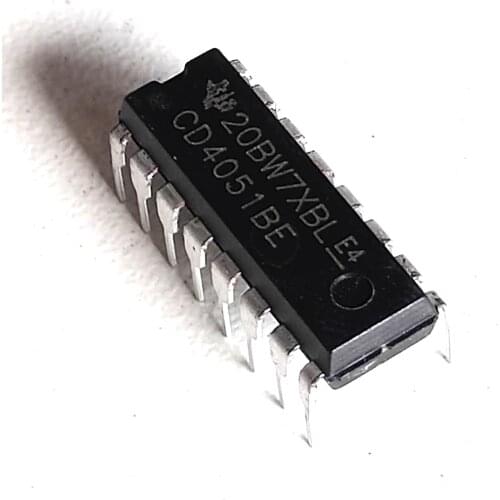 10PCS CD4051BE DIP16 CD4051 DIP 4051BE DIP-16 new IC
