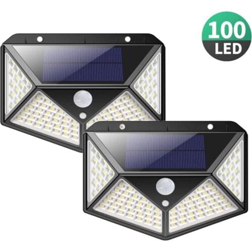 20/30/48/100 LED Solar Sensor Streets Light PIR Motion Sensor Wall Lights Waterproof IP65 Outdoor Garden Yard Emergency Lamp