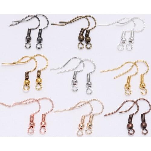 100pcs 20x17mm Iron DIY Earring Findings Earrings Earrings Clasps Hooks Fittings Handmade DIY Jewelry Making Accessories Jewelry