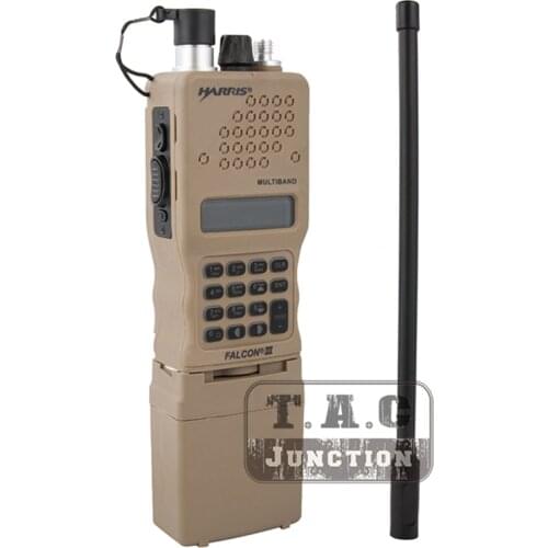 Tactical AN / PRC-152 Falcon III MBITR Antenna Model Dummy Radio Case Airsoft Painball Communication Model Talkie Walkie Case