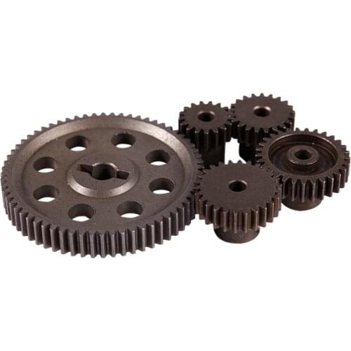 Diff Differential Main Metal Spur Gear 64T 17T 21T 26T 29T Motor Gear RC Car Part for HSP 1/10 RC Car Truck 94111