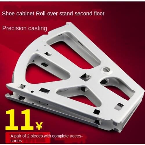 Two-layer shoe cabinet flip rack/hardware/shoe cabinet flip rack/flip board rack/hidden shoe rack