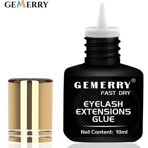 Eyelash Extension Glue Fast Drying Adhesive Retention Long Last Strong Adhesive For Semi Permanent Powerful Eyelashes Glue