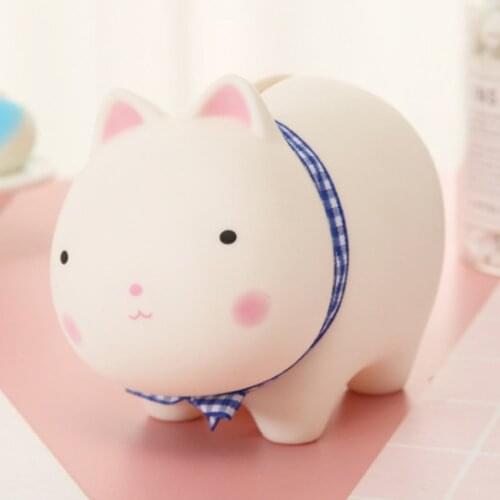 Cute Small Piggy Bank For Kids Creative White Sweet Save Piggy Bank Money Toy Animal Storage Children Piggy Money Bank