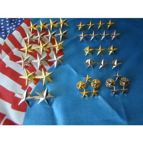 MILITARY US AIR GENERAL OFFICER STARS RANK BADGE LAPEL PIN INSIGNIA PIN