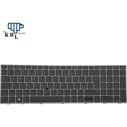 New Brazil Language For HP Zbook 15 G5 17 G5 Black Backlight Laptop Keyboard HPM17H66P0J920 PNL12765-131 1E605