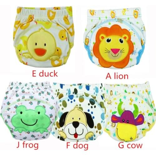 5pcs boys Cotton Baby Cloth Diaper Nappies Pants Reusable Washable Baby Diapers Pocket Waterproof Breathable10-14kg