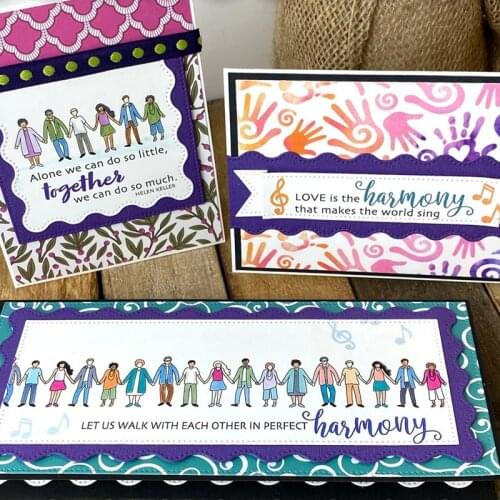 "we Are The World" Transparent Silicone Clear Stamp for Scrapbooking Diy Craft Decoration Soft Stamp