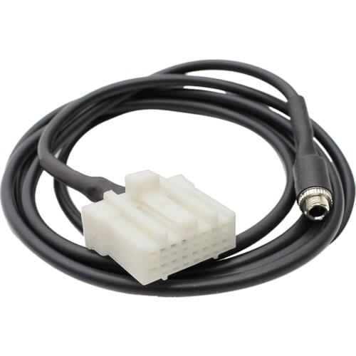 3.5mm AUX Female Socket For Mazda 2 3 5 6 RX8 MX-5 For Phone MP3 Player