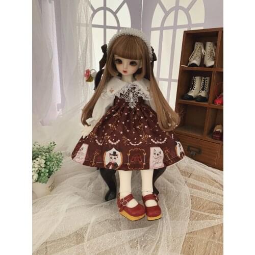 Blyth Salon doll 1/6 1/4 scale BJD clothes accessories Western-style Loose cute dress for BJD/SD YOSD MSD doll accessories C0553