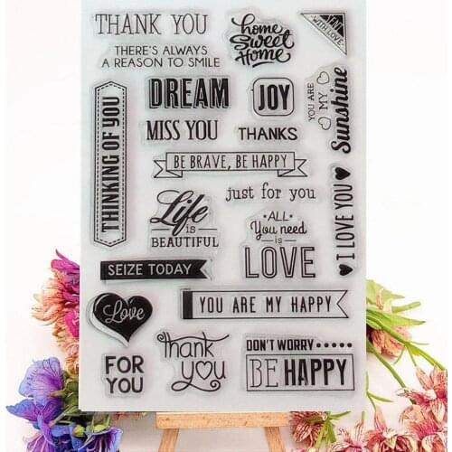 Silicone Seal Rubber Stamp Easter DIY Hand Account Scrapbooking Dies Transparent Album Card Cutting Photo Metal X0Y1