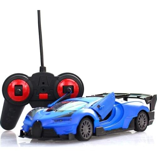 Blue explosion toy remote control handle toy car remote control toy hot sale boy toy