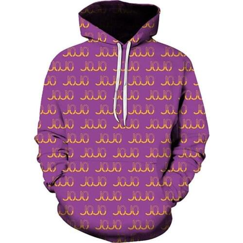 New Comic JoJos Bizarre Adventure Men Women Autumn Winter Hoodie Fashion Casual Men Hoodies Brand Streetwear Cosplay Sweatshirt
