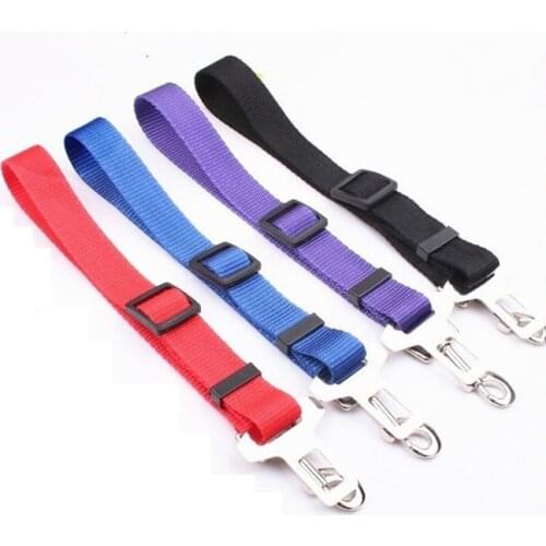 High Quality Universal Nylon Dog Seat Belt Seatbelt Harness Leash Clip Pet Dog Car Belt Security Keep Your Dog Safe When Drives