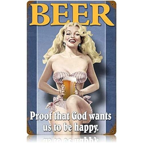 Vintage Metal Signs USA Flag Wall Decor House Office Desk Home Decoration Accessories