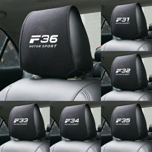 1PCS auto headrest cover fit for F31 F32 F33 F34 F35 F36 F40 BMW F45 F46 F48 F80 F82 F83 F85 F87 Car Accessories
