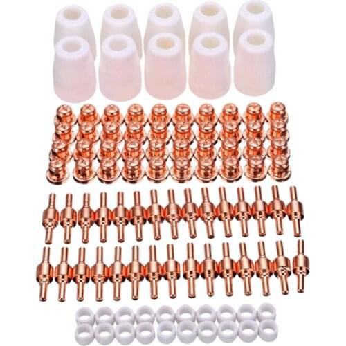 100Pcs Air Plasma Cutter Consumables Extend Fit Soldering iron Soldering Station for PT-31 LG-40 Torch CUT-40 50