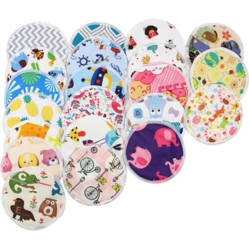 New Reusable Mammy Anti-overflow Breast Maternity Nursing Bra Washable Breast Three Layers Of Bamboo Cellulose Color Milk Pads