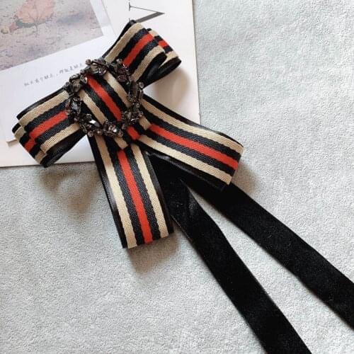 Free Shipping New Male fashion Japanese bow tie female diamond rhinestone decorative accessories jewelry ladies bow ribbon