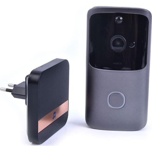 Wireless WiFi Video Doorbell Smart Door Intercom Security 720P Camera Bell