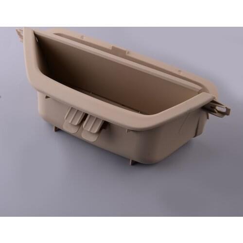 Beige Front Left Interior Door Handle Pull Trim Cover Car Fit for BMW X3 F25 X4 F26 2011 2012 2013 2014 2015 2016 2017