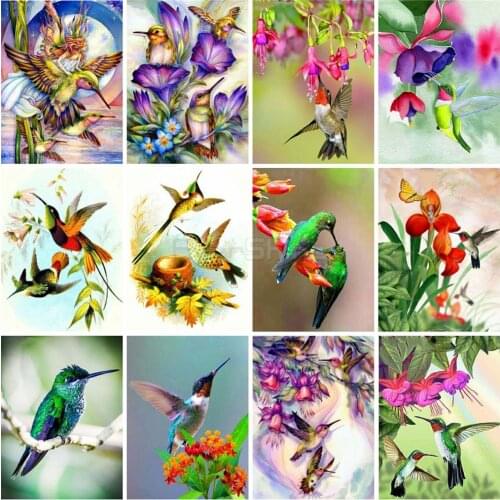 EverShine 5D Full Square Diamond Painting Animals Diamond Embrodiery Bird Cross Stitch Rhinestones Art Handmade Wall Decor