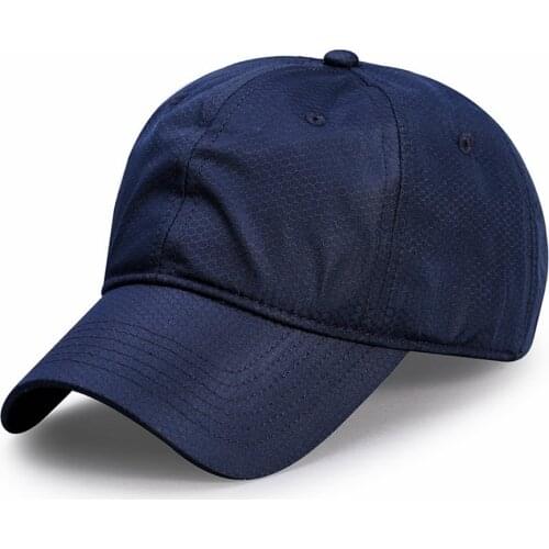 Big Head Man Summer Quick Drying Thin Snapback Hat Dad Casual Fishing Hat Adult Large Size Curved Peak Golf Caps 56-60cm 60-66cm