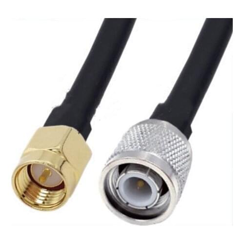 SMA Male To TNC Male connector 5D-FB 50-5 Coaxial RF Adapter Jumper Cable 50ohm