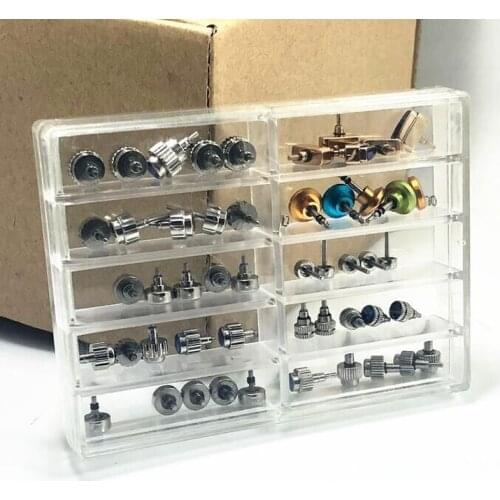 Quartz Water Resistant Round Ball Or Pumpkin Shape Watch Crown Refills