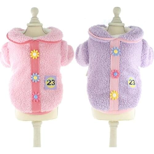 Cute Small Dog Coat Jacket Winter Pet Outfit Garment Warm Dog Clothes Outerwear Yorkshire Pomeranian Poodle Schnauzer Clothing