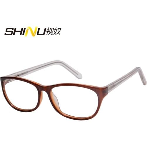 Diopter Eyeglasses Full Acetate Frame Reading Glasses UV400 Blue Light Protection Hyperopia Eye Glasses Okuma Gozlukleri JY016
