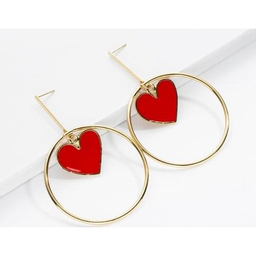 Женские золотые серьги ONNUTO China At AliExpress