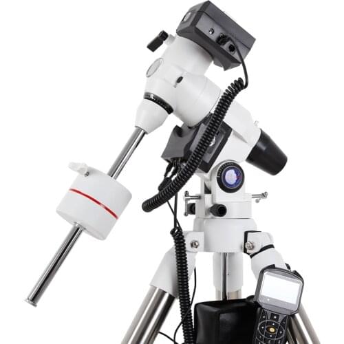 Maxvision GOTO automatic finder EXOS-2/EQ5 equatorial mount tripod base 2 inch steel feet with illuminated polar axis mirror