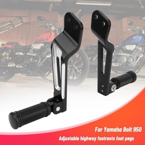 Motorcycle Rear Passenger Foot Pegs Mount Pedal For Yamaha Bolt 950 XV950 XVS 950 SPEC R/C 2013-2019