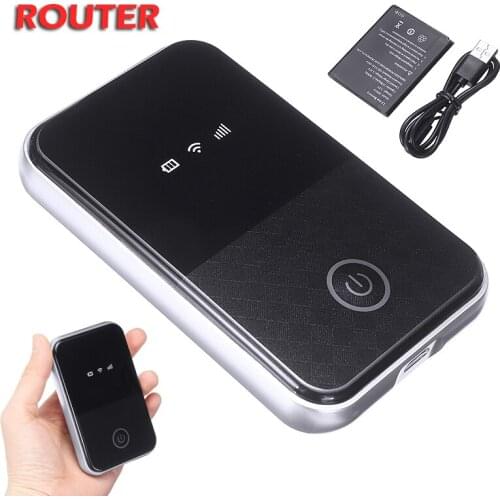 Portable 4G LTE Mobile Wireless Wi-Fi Android 6.0 150Mbit/s High Speed Hotspot Modem Router With LED Smart Display