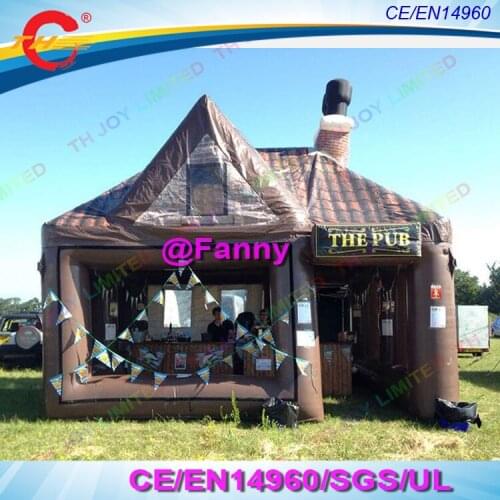 Portable inflatable pub,Attractive hot sale Inflatable tent Pub,6x4m/20x13ft outdoor inflatable party Bar house tent for sale