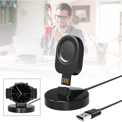Portable Separable USB Charger Charging Cradle For Amazfit Gtr 2 (GTR2) / Gts 2 (GTS2) / T-REX Pro / GtS 2e 2mini Smart Watch
