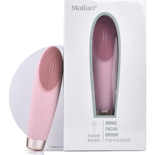 Seven-stage Silicone Sonic Vibration Charging Face Washing Cleansing Instrument Ultra Soft Brush
