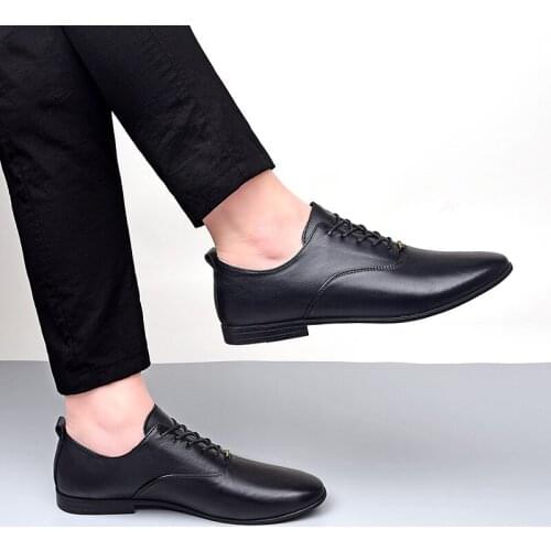 Sneaker sports man spring sapato luxury casual black leather breathable masculino for Mens flat casuales mens mens leisure shoe