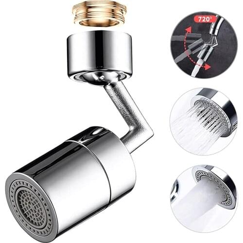 Leakproof Kitchen Tap Saving Universal Rotating Faucet Head Water Saving Sprayer New 720 Degree Splash Water Extender Bathroom