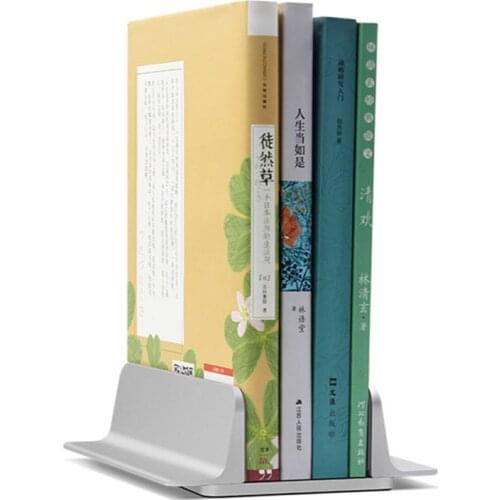 Aluminum Vertical Laptop Support Adjustable Desktop Notebook Support Upright Space-saving Stand GK99