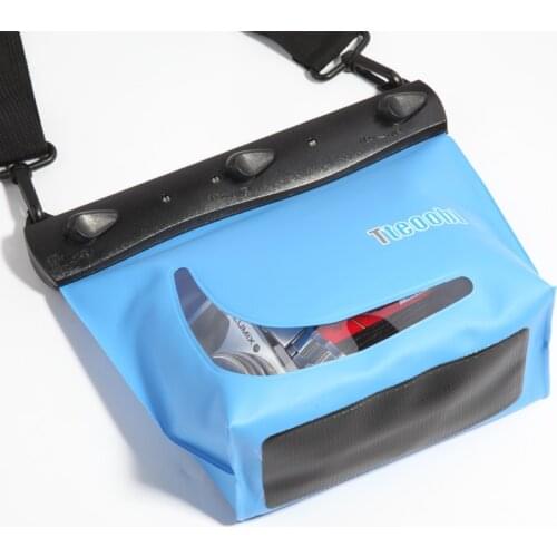 Tteoobl L-619C 20M Waterproof Big Shoulder Bag Underwater Sundries Dry Case PVC Housing Outdoor Swim Scuba Dive Beach Water Ski