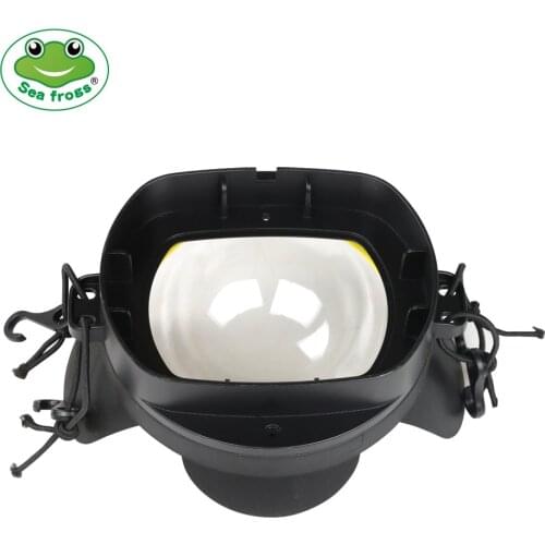 0.7x Fisheye Wide Angle Wet Square Interface Dome Port Lens for Underwater Waterproof Diving Camera Housing Case Bag Cover