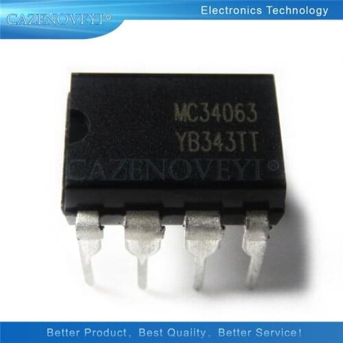 10pcs/lot MC34063API KA34063A MC34063 KA34063 34063 DIP-8 In Stock